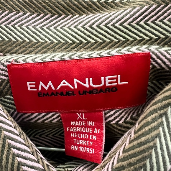 Emanuel Ungaro women’s button up in #menswear style. - Picture 2 of 7